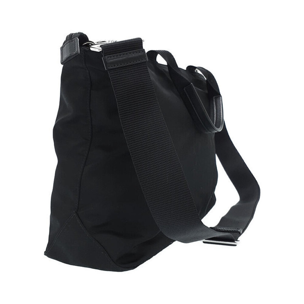Prada Vela East West Shopper Tote Bag black nylon Shoulder bag Black - Picture 2 of 9